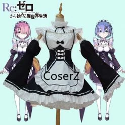 Coserz Promotion Zero Kara Hajimeru Isekai Seikatsu Re Life In A Different World Kawaii Sisters Costume Maid Dress