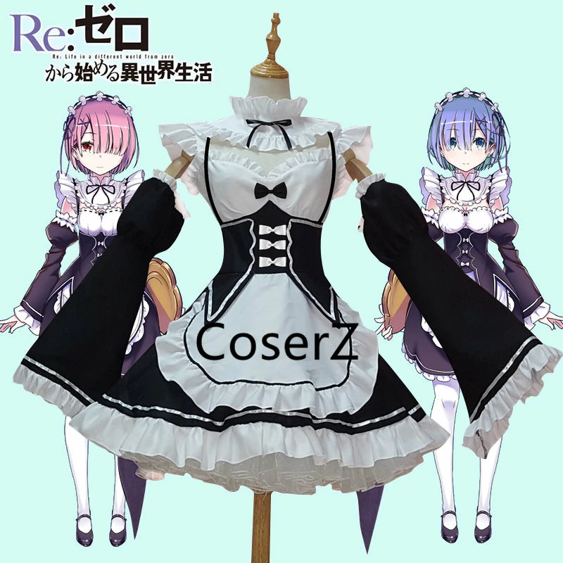 Coserz Promotion Zero Kara Hajimeru Isekai Seikatsu Re Life In A Different World Kawaii Sisters Costume Maid Dress 3 Coserz Promotion Zero Kara Hajimeru Isekai Seikatsu Re Life In A Different World Kawaii Sisters Costume Maid Dress