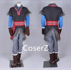 Princess Custom Kristoff Costume Outfit Halloween Cosplay Costume