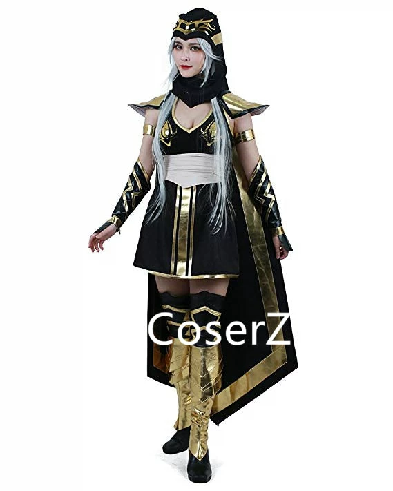 Coserz LOL League Of Legends The Frost Archer Ashe Cosplay Costume