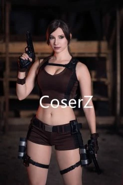 Coserz Promotion Game Custom Tomb Raider Cosplay Lara Croft Cosplay Costume, Lara Croft Costume Adults