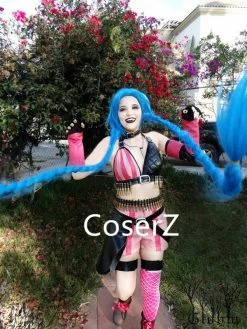 Coserz League Of Legends Jinx Costume Cosplay Halloween Costume