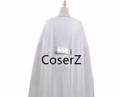 Coserz Princess Leia Dress White Leia Costume Adult Star Wars The Last Jedi Cosplay Costume