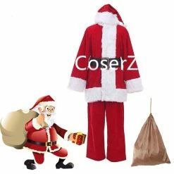Coserz Custom Luxury Santa Claus Cosplay Costume, Santa Claus Christmas Clothes Promotion