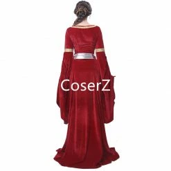 Coserz Medieval Renaissance Victorian Evening Dresses Medieval Renaissance Costume Ball Gown Red Blue Promotion