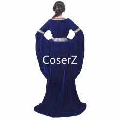Coserz Medieval Renaissance Victorian Evening Dresses Medieval Renaissance Costume Ball Gown Red Blue Promotion