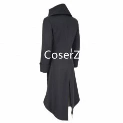 Coserz Promotion Mens Victorian Cosplay Costume Gothic Tailcoat Jacket Steampunk Trench Coat