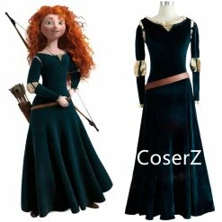 Coserz Movie Brave Cosplay Princess Merida Cosplay Costume Merida Dress