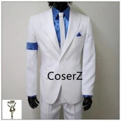 Coserz Michael Jackson Cosplay Costume, Michael Jackson Smooth Criminal Suit