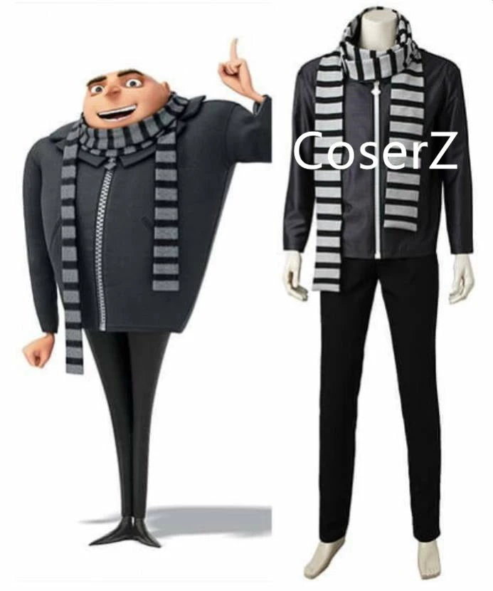 Coserz Movie Despicable Me 3 Gru Cosplay Costume Promotion 3 Coserz Movie Despicable Me 3 Gru Cosplay Costume Promotion