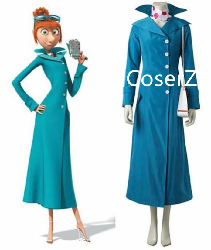 Coserz Promotion Movie Despicable Me 3 Lucy Costume Cosplay Dress Without Bag 3 Coserz Promotion Movie Despicable Me 3 Lucy Costume Cosplay Dress Without Bag