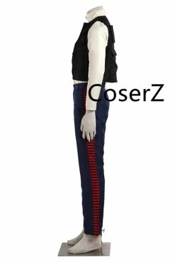 Coserz Movie Star Wars Cosplay Costume, Han Solo Costume Halloween Costume With Pants Shirt Vest Promotion