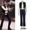 Coserz Movie Star Wars Cosplay Costume, Han Solo Costume Halloween Costume With Pants Shirt Vest Promotion