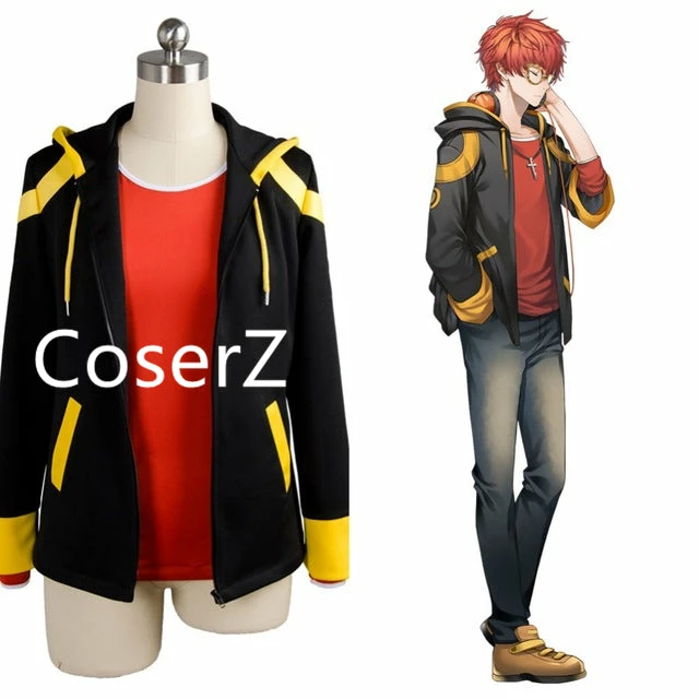 Coserz Mystic Messenger 707 EXTREME Saeyoung Luciel Choi 7 Cosplay Costume Jacket+ Shirt Promotion 3 Coserz Mystic Messenger 707 EXTREME Saeyoung Luciel Choi 7 Cosplay Costume Jacket+ Shirt Promotion