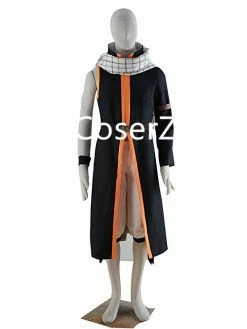Coserz Anime Cosplay Natsu Dragnee Costume With Scarf Wrister