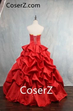 Anime Fate Zero Red Saber Cosplay 10th Anniversary Nero Claudius Dress Cosplay Costume Dress+Gloves+Headdress