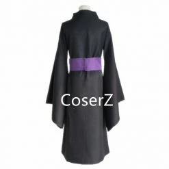 Coserz Noragami Yato Cosplay Costume Black Kimono Yukata 9 Coserz Noragami Yato Cosplay Costume Black Kimono Yukata