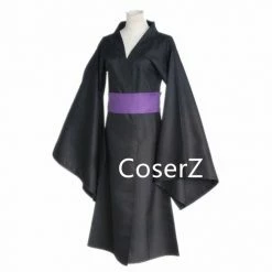 Coserz Noragami Yato Cosplay Costume Black Kimono Yukata 10 Coserz Noragami Yato Cosplay Costume Black Kimono Yukata