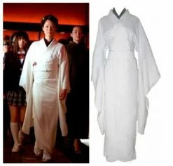 Movie/TV Kill Bill O-Ren Ishii Cosplay Costume White Kimono Uniform