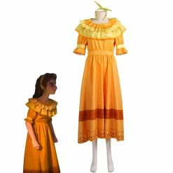 Coserz Encanto Pepa Madrigal Costume, Pepa Encanto Dress, Pepa Cosplay Outfit