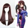 Game Overwatch D.Va Cosplay Wig