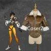 Coserz Promotion Overwatch Tracer Lena Oxton Jacket Cosplay Costume 2 Coserz Promotion Overwatch Tracer Lena Oxton Jacket Cosplay Costume