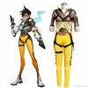 Game Overwatch Tracer Lena Oxton Costume Cosplay Costume