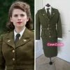 Coserz Peggy Carter Costume Military Uniform Cosplay Outfit For Sale 2 Coserz Peggy Carter Costume Military Uniform Cosplay Outfit For Sale