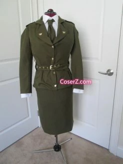 Coserz Peggy Carter Costume Military Uniform Cosplay Outfit For Sale 7 Coserz Peggy Carter Costume Military Uniform Cosplay Outfit For Sale
