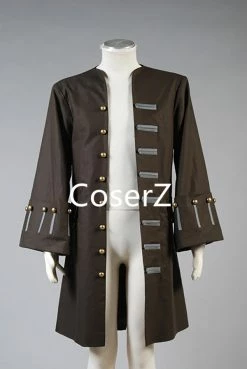 Coserz Promotion Custom Pirates Of The Caribbean Cosplay Costume Jack Sparrow Costume Jacket/Coat Only 12 Coserz Promotion Custom Pirates Of The Caribbean Cosplay Costume Jack Sparrow Costume Jacket/Coat Only
