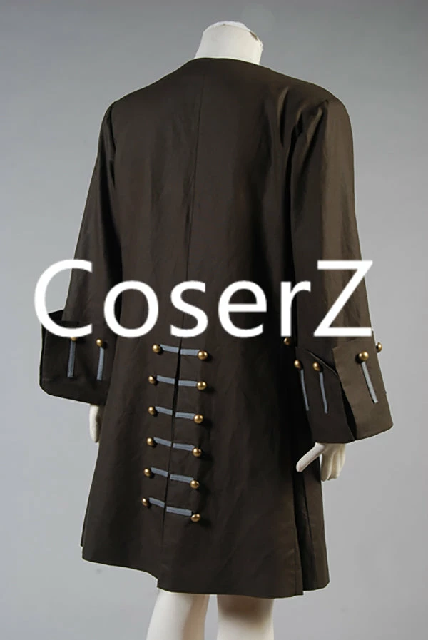 Coserz Promotion Custom Pirates Of The Caribbean Cosplay Costume Jack Sparrow Costume Jacket/Coat Only 5 Coserz Promotion Custom Pirates Of The Caribbean Cosplay Costume Jack Sparrow Costume Jacket/Coat Only