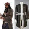 Coserz Promotion Custom Pirates Of The Caribbean Cosplay Costume Jack Sparrow Costume Jacket/Coat Only 1 Coserz Promotion Custom Pirates Of The Caribbean Cosplay Costume Jack Sparrow Costume Jacket/Coat Only