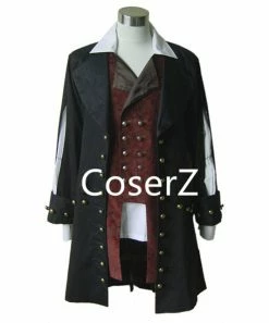 Coserz Pirates Of The Caribbean Cosplay Costume Barbossa Jacket