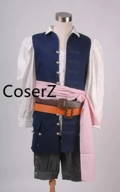 Coserz Pirates Of The Caribbean Captain Jack Sparrow Costume Cosplay Full Sets 15 Coserz Pirates Of The Caribbean Captain Jack Sparrow Costume Cosplay Full Sets