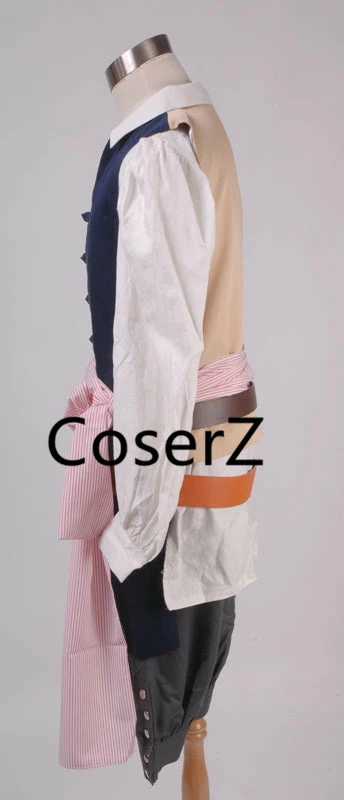 Coserz Pirates Of The Caribbean Captain Jack Sparrow Costume Cosplay Full Sets 7 Coserz Pirates Of The Caribbean Captain Jack Sparrow Costume Cosplay Full Sets