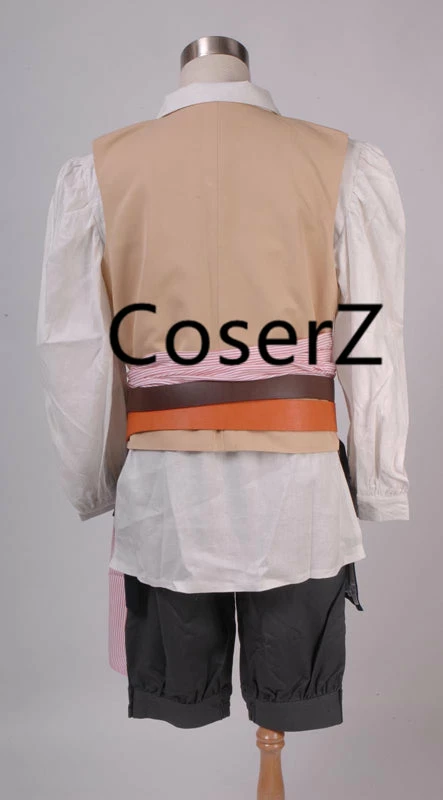 Coserz Pirates Of The Caribbean Captain Jack Sparrow Costume Cosplay Full Sets 8 Coserz Pirates Of The Caribbean Captain Jack Sparrow Costume Cosplay Full Sets