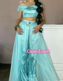Coserz Adult Princess Jasmine Costume For Women Girls Jasmine Outfit