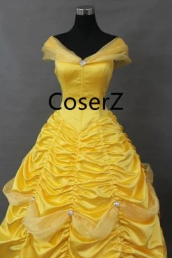 Coserz Custom Princess Belle Dress Beauty And The Beast Cosplay Costume Promotion