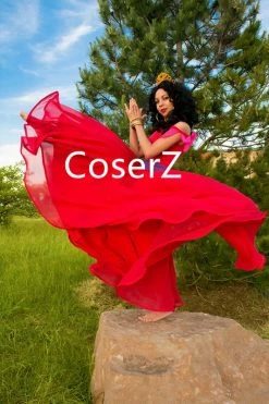 Coserz Promotion Esmeralda Dress In Red, Princess Esmeralda Red Dress Costume Topsy Turvy Dress For Adults Kids 14 Coserz Promotion Esmeralda Dress In Red, Princess Esmeralda Red Dress Costume Topsy Turvy Dress For Adults Kids