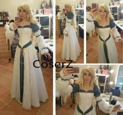 Coserz Princess Odette Dress, Princess Odette Cosplay Costume