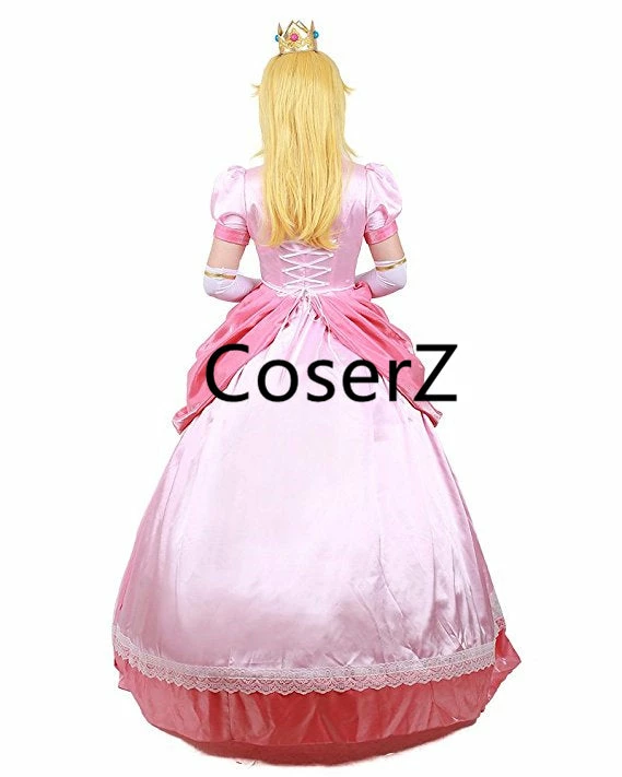 Coserz Custom Princess Peach Costume, Princess Peach Dress Cosplay Costume Promotion 4 Coserz Custom Princess Peach Costume, Princess Peach Dress Cosplay Costume Promotion