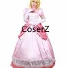 Coserz Custom Princess Peach Costume, Princess Peach Dress Cosplay Costume Promotion 1 Coserz Custom Princess Peach Costume, Princess Peach Dress Cosplay Costume Promotion