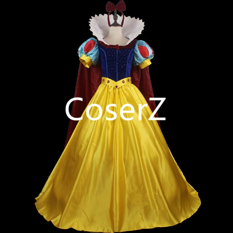 Coserz Custom Princess Snow White Dress, Princess Snow White Cosplay Costume Fast Shipping 3 Coserz Custom Princess Snow White Dress, Princess Snow White Cosplay Costume Fast Shipping