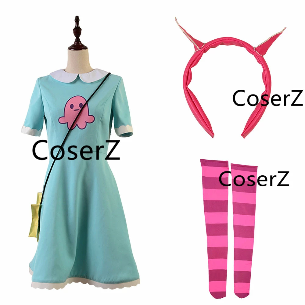 Coserz Promotion Star Vs The Forces Of Evil Cosplay Costume, Star Vs.the Forces Of Evil Princess Star Butterfly Costume With Bag 3 Coserz Promotion Star Vs The Forces Of Evil Cosplay Costume, Star Vs.the Forces Of Evil Princess Star Butterfly Costume With Bag