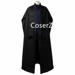 Coserz Harry Potter Custom Professor Severus Snape Cosplay Costume Cloak Black Robe Adult