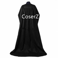 Coserz Harry Potter Custom Professor Severus Snape Cosplay Costume Cloak Black Robe Adult