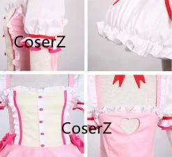 Coserz Promotion Custom Puella Magi Magica Madoka Kaname Cosplay Costume Halloween Costume
