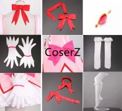 Coserz Promotion Custom Puella Magi Magica Madoka Kaname Cosplay Costume Halloween Costume