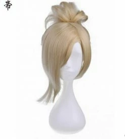 Game OW Mercy Angela Ziegler Cosplay Wig