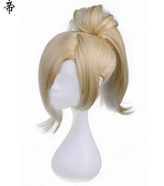 Game OW Mercy Angela Ziegler Cosplay Wig 5 Game OW Mercy Angela Ziegler Cosplay Wig